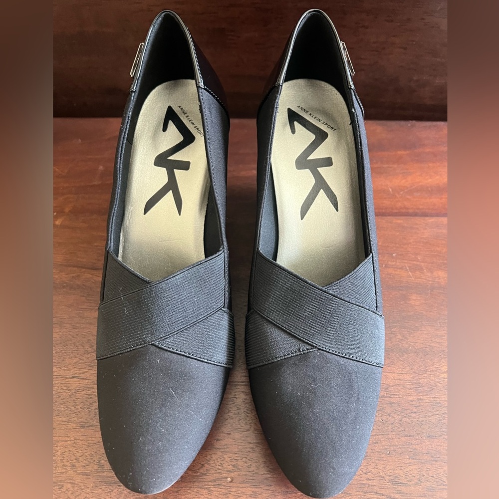 Anne Klein Sport Women's Black Wedge Heels